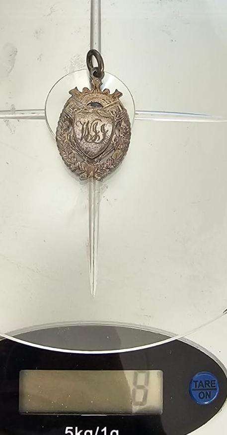 Sterling Silver Sport Medallion in Original Case - 8 Grams