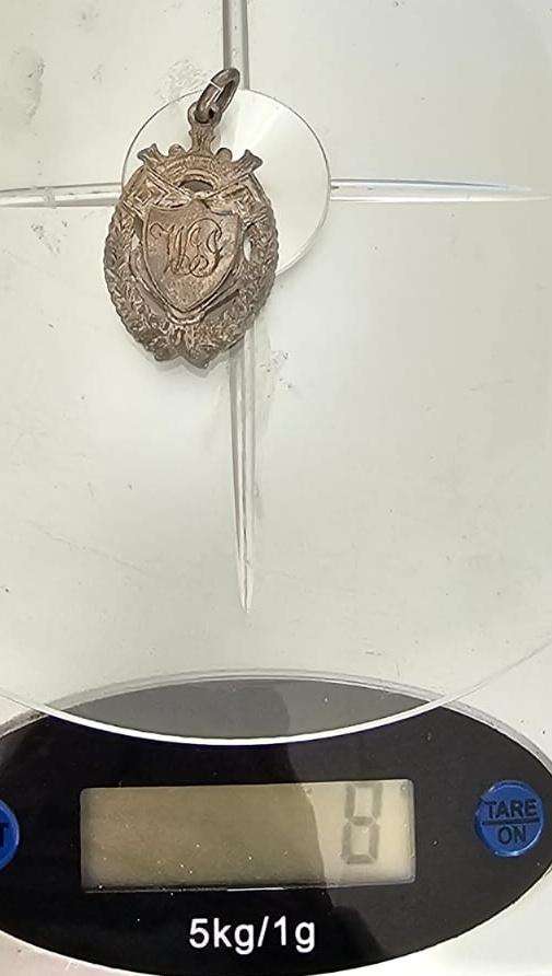 Sterling Silver Sport Medallion in Original Case - 8 Grams