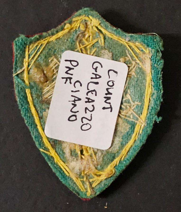 Original WWII Italian Black Shirt MVSN Fascist Officers Fez With Bullion Insignia