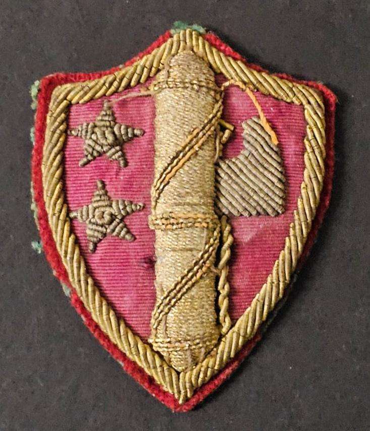 Original WWII Italian Black Shirt MVSN Fascist Officers Fez With Bullion Insignia