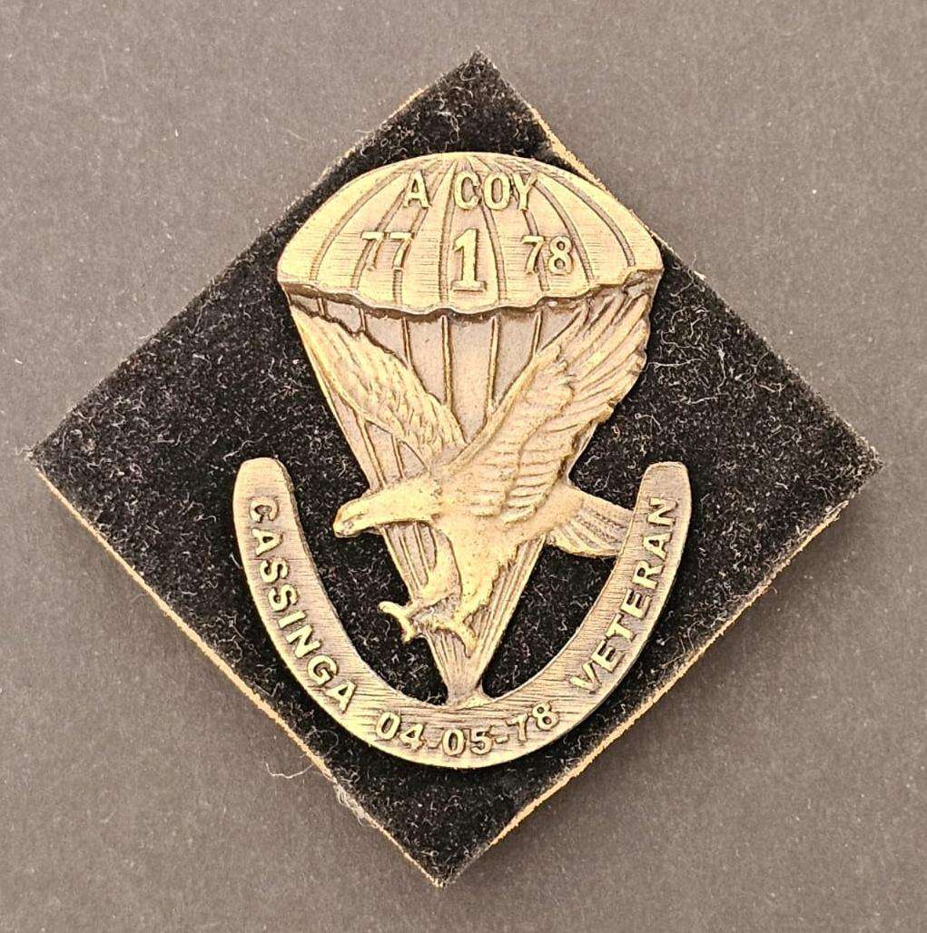 1 Parachute Battalion Cassinga Veteran Fantacy Badge - Number 04