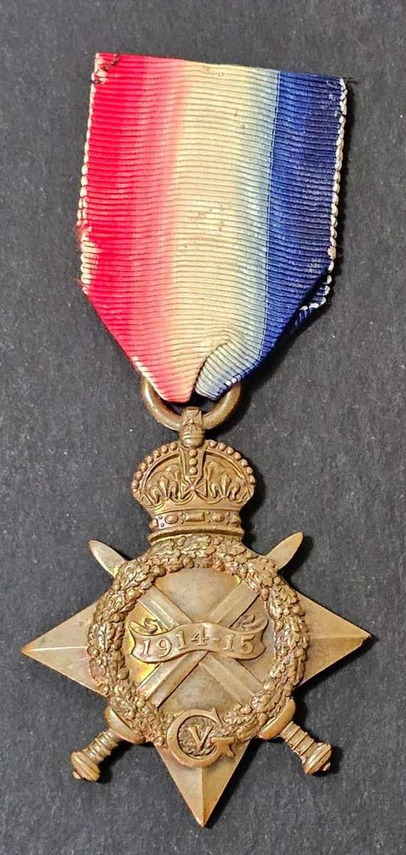 Full Size World War One 1914/18 Star: J.I Hendry Bothas NTL.HSE