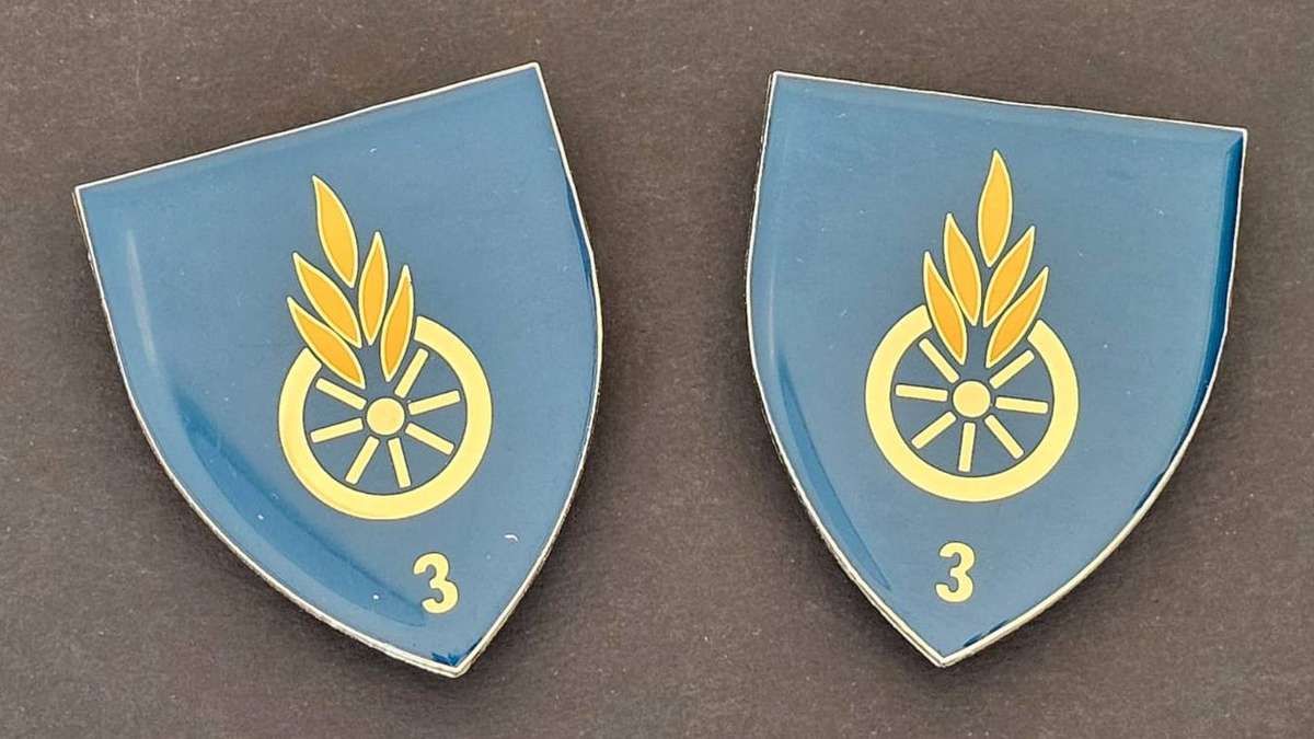 SADF - 3 Supply and Transport Shoulder Flash Pair