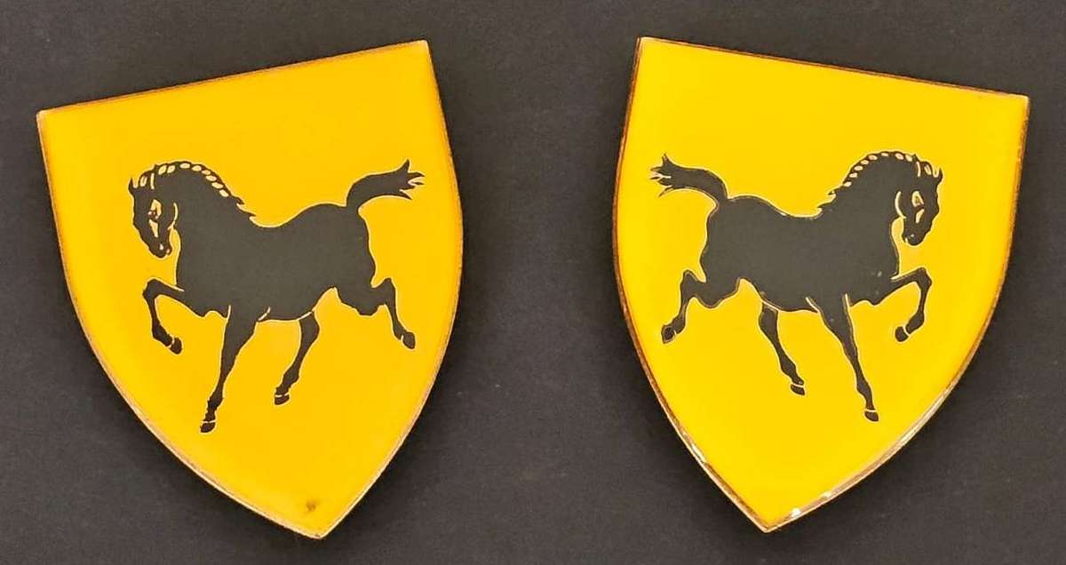 SADF - Johannesburg East Commando Shoulder Flash Pair