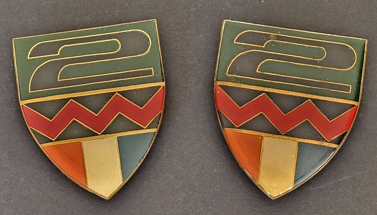 SADF - 2 SA Infantry Shoulder Flash Pair