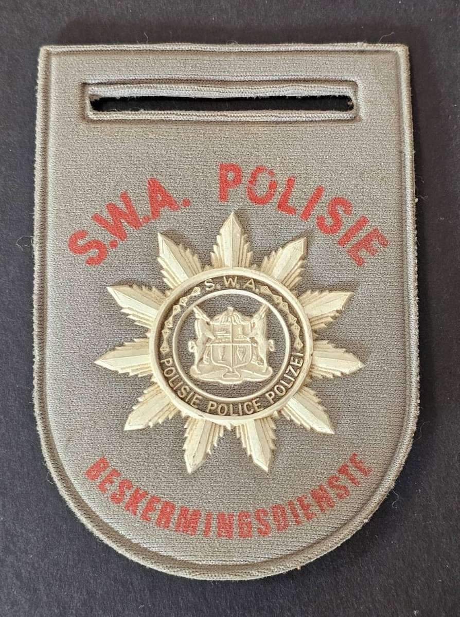 South West Africa ( SWA ) Police Tupper Flash