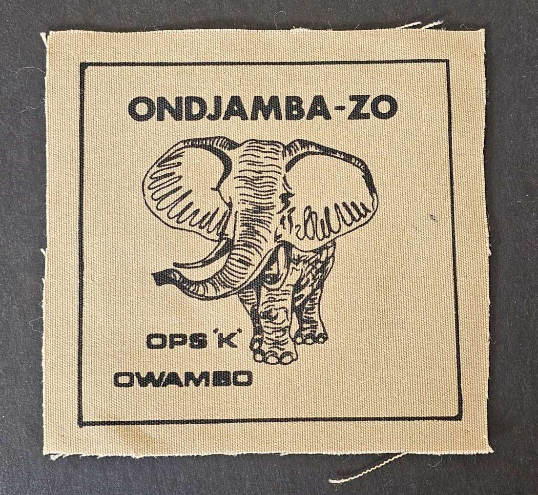 South West Africa ( SWA ) Police Koevoet OPS-K Patch Badge