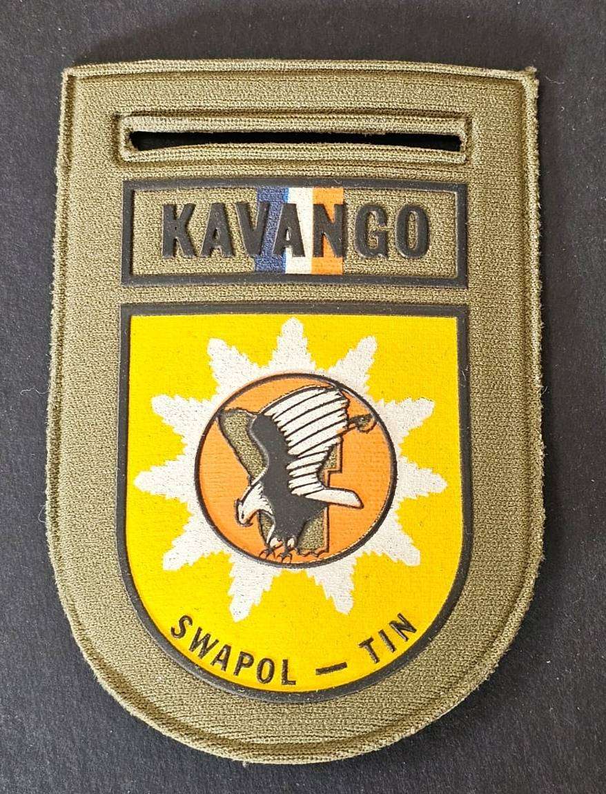 South West Africa ( SWA ) Police Koevoet Kavango ( Rundu ) Tupper Flash