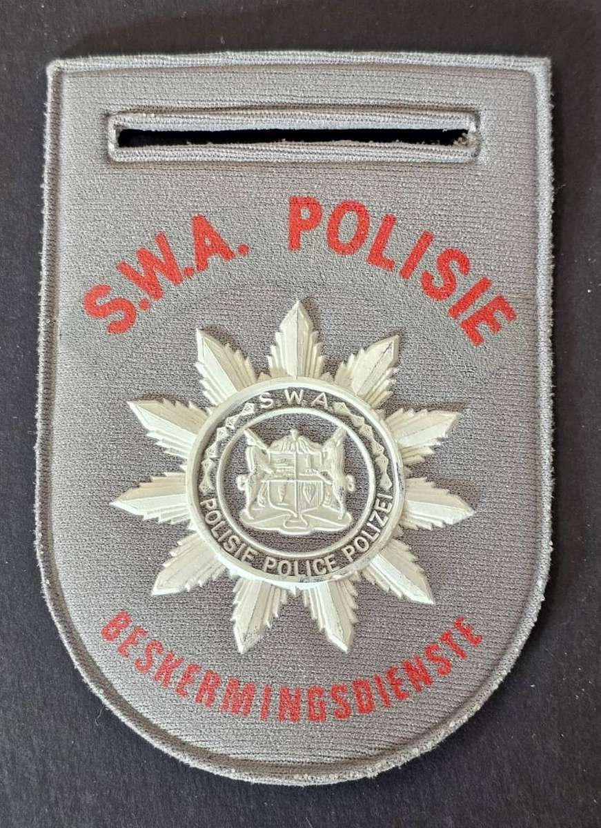 South West Africa ( SWA ) Police Tupper Flash
