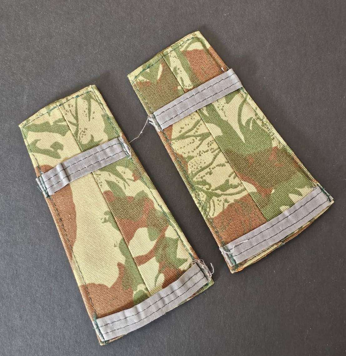 South African Police Special Task Force Camo Colonel Slip on Ranks