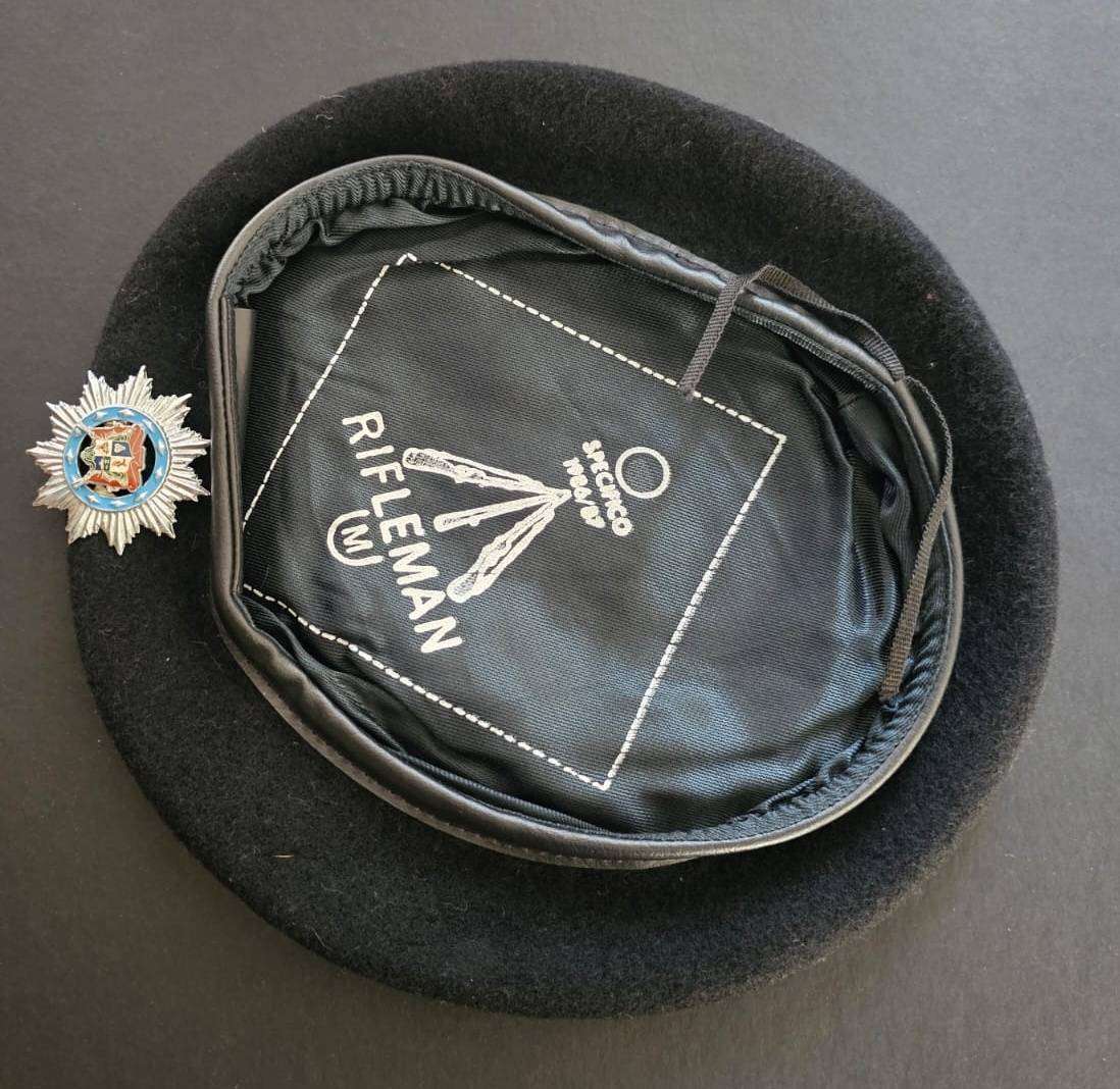 South West Africa ( SWA ) Police Koevoet Complete Beret with Badge
