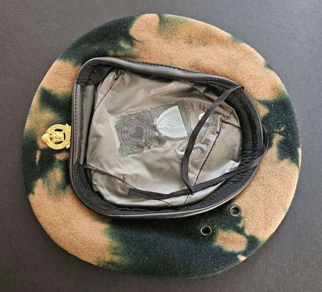 South African Railway Police ( SARP ) Camo Beret with Badge