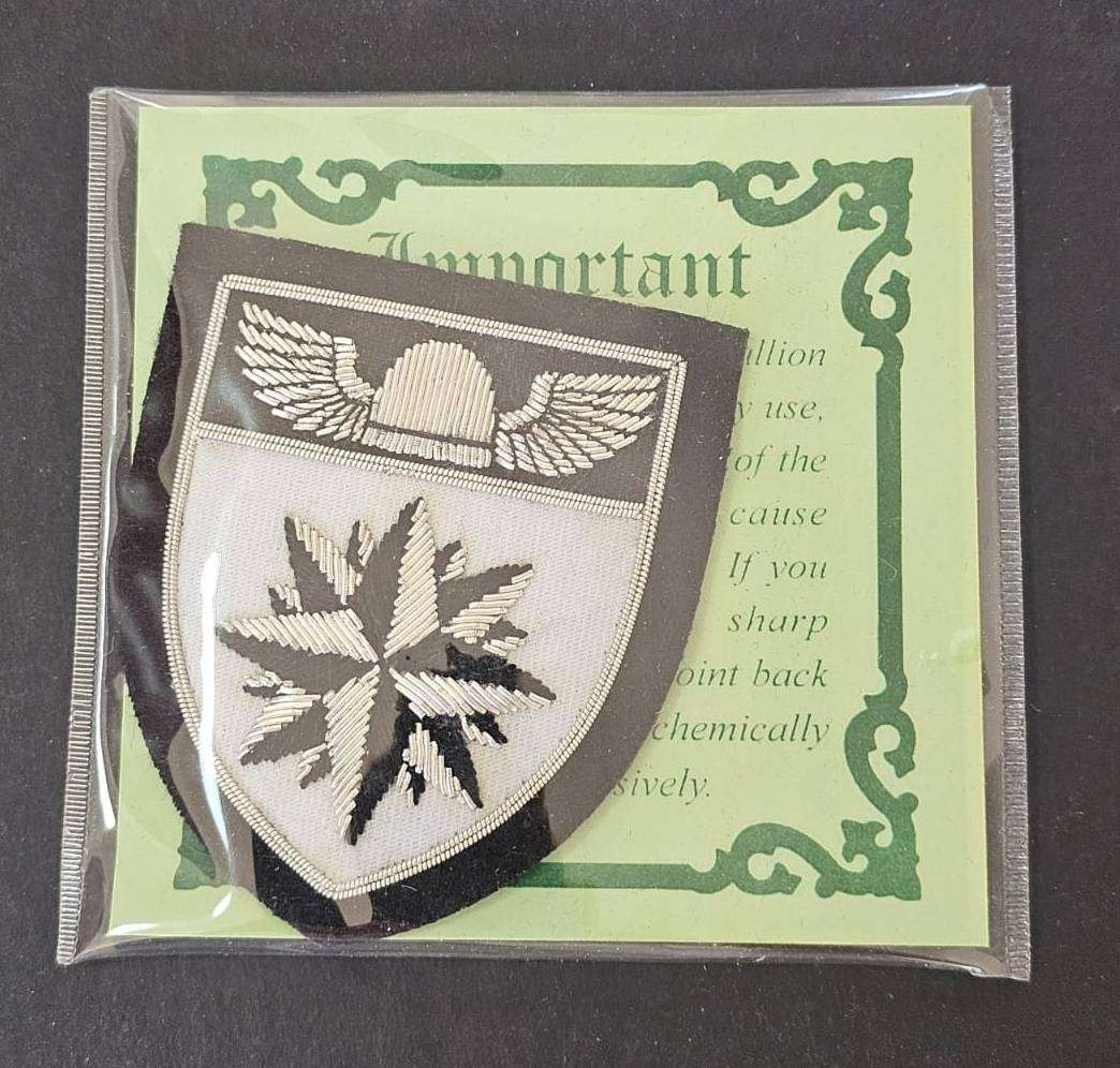 SANDF - 4 Special Forces Regiment ( Recce ) Bullion Blazer Badge - Last One