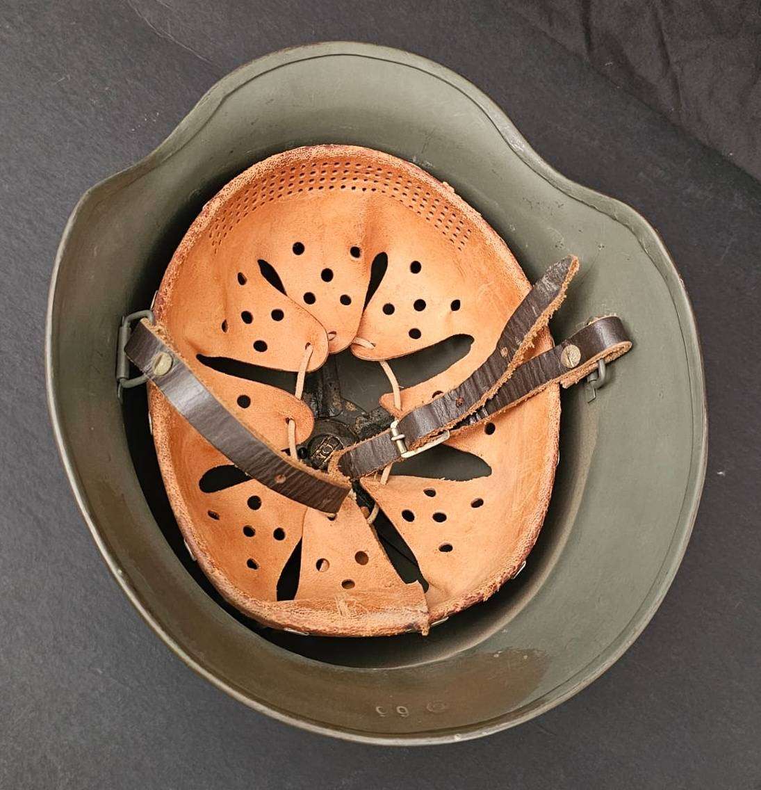 Old South African Railway Police Riot Helmet - Early Type