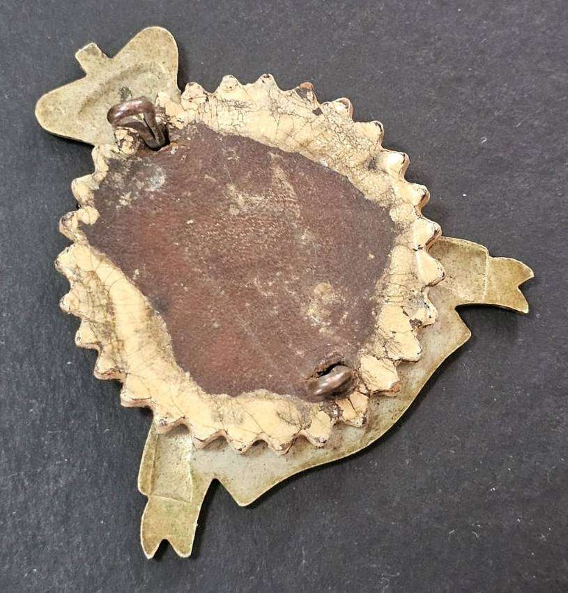 British South African Constabulary (SAC) Boer War White Metal Hat Badge