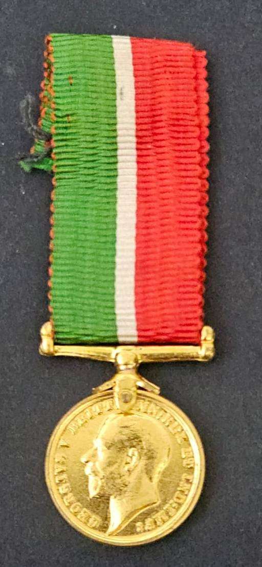 Miniature British Mercantile Marine War Medal (1914-1918)