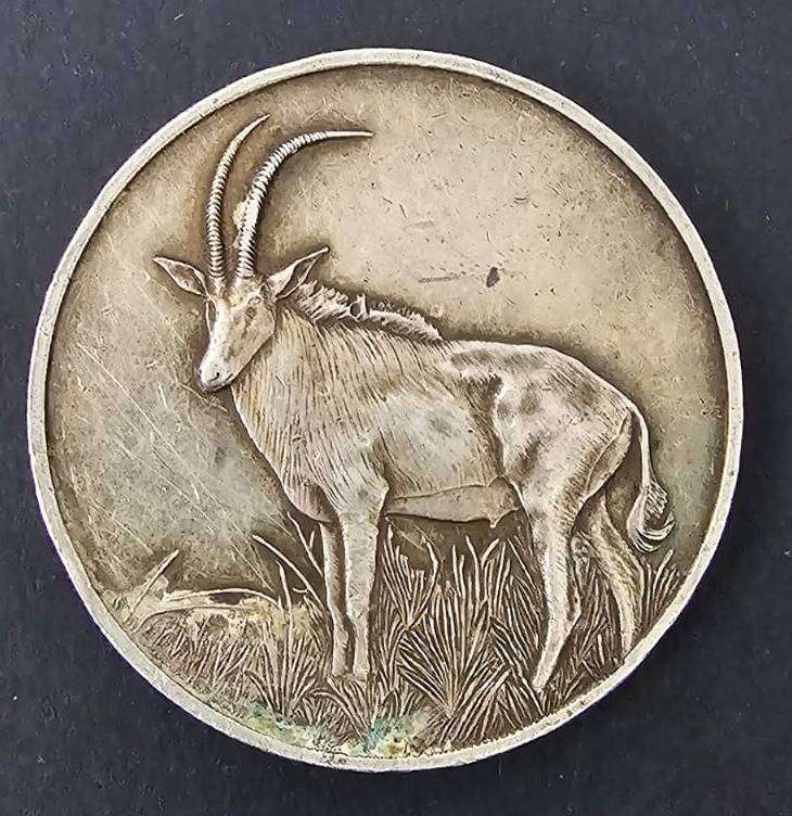 South African Wildlife .925 Silver Medal