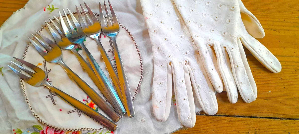 WMF Cromargan Germany Cake Forks set (like new)