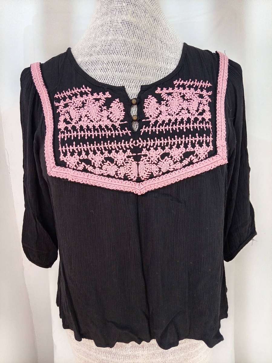 Beautiful embroidered bohemian top