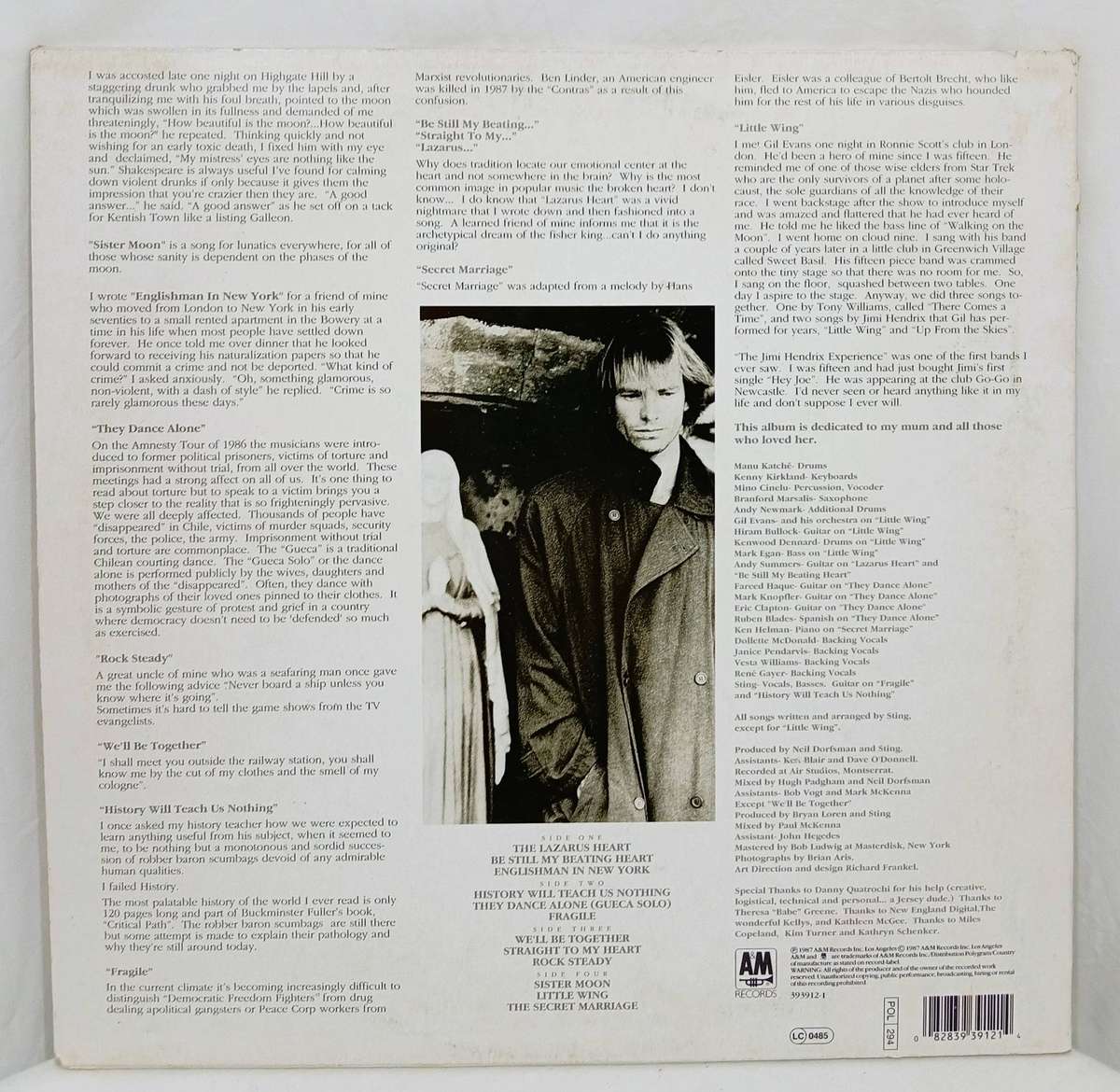 Sting - Nothing like the Sun (vinyl)