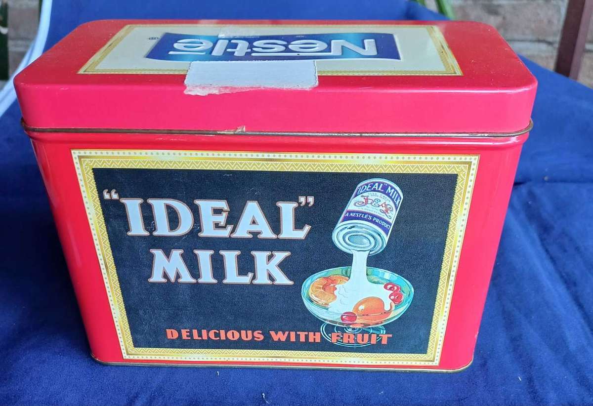 Nestle ideal milk tin