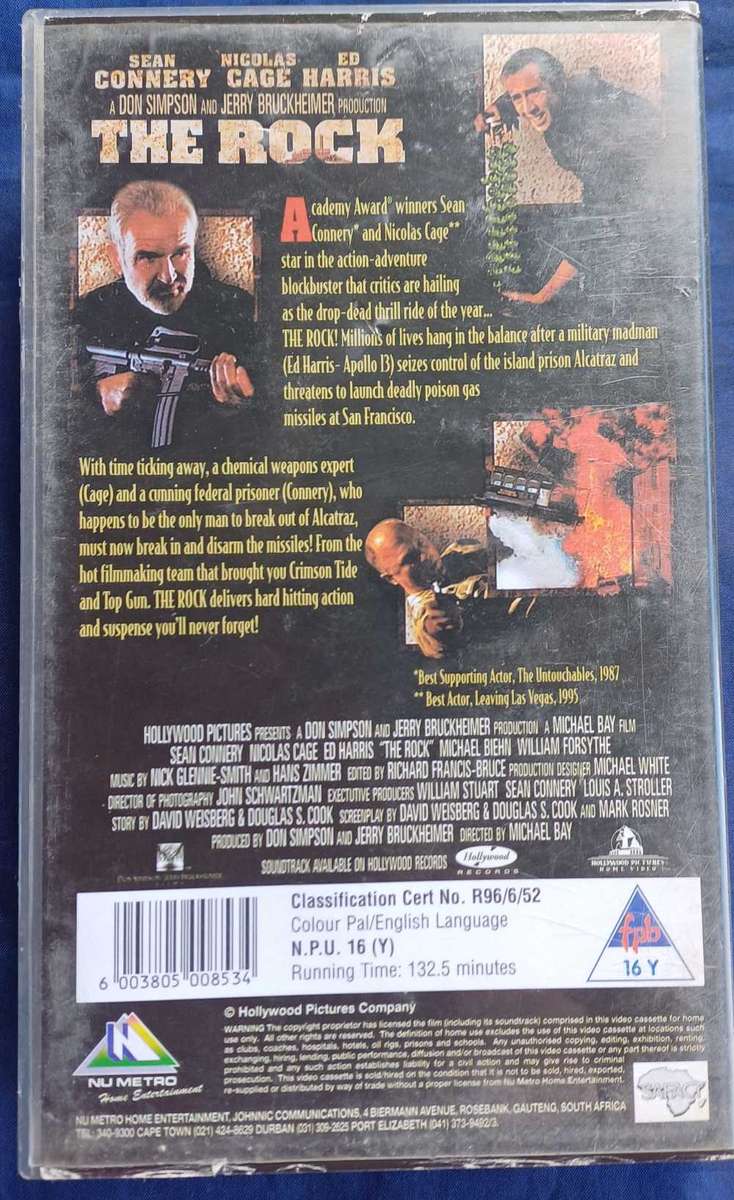 The rock vhs