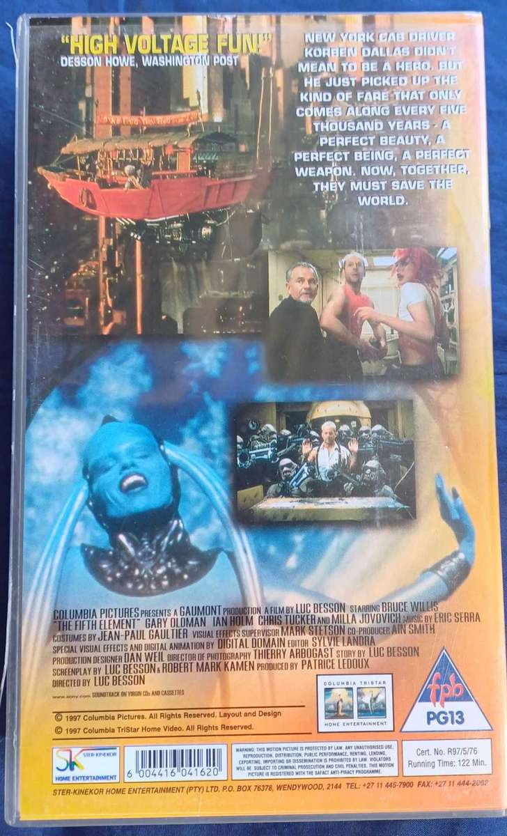 The fifth element vhs