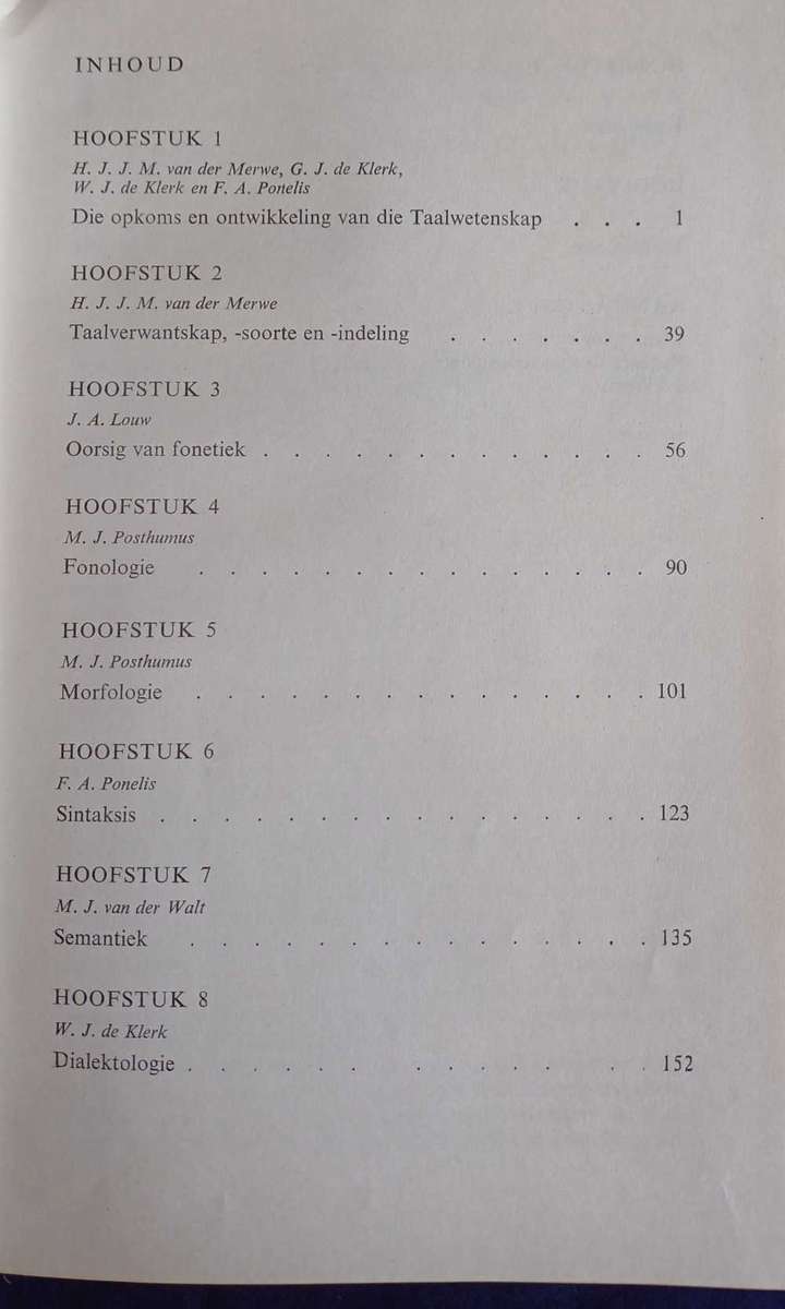 Inleiding tot die taalkunde