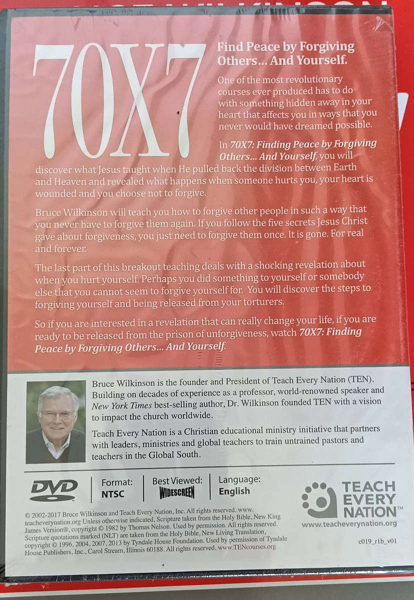 70x7 Bruce Wilkinson dvd