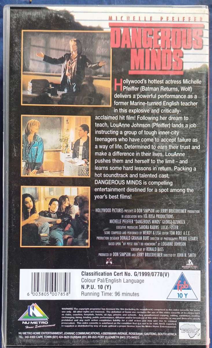 Dangerous minds vhs