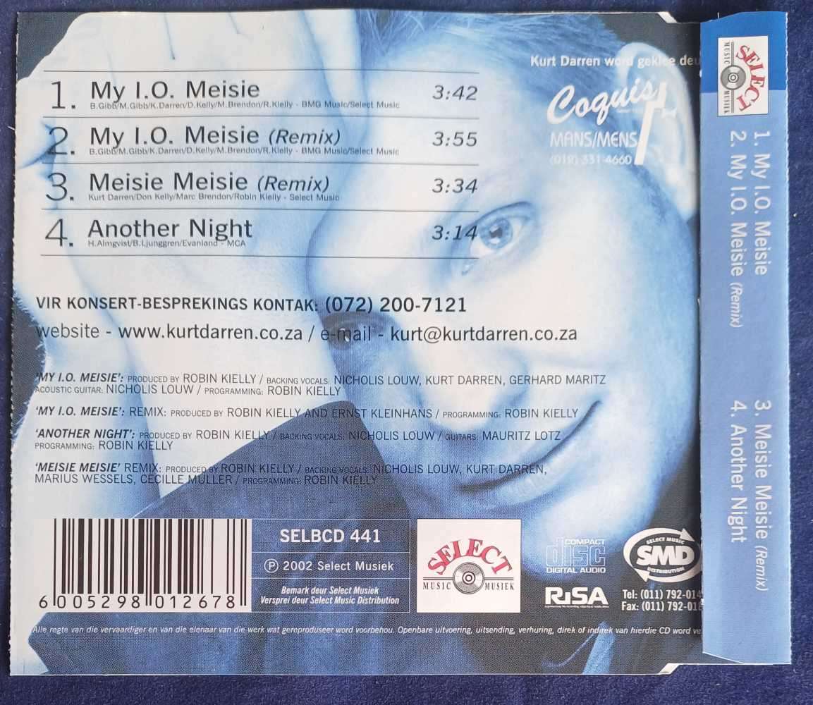 Kurt Darren - My i.o. meisie cd