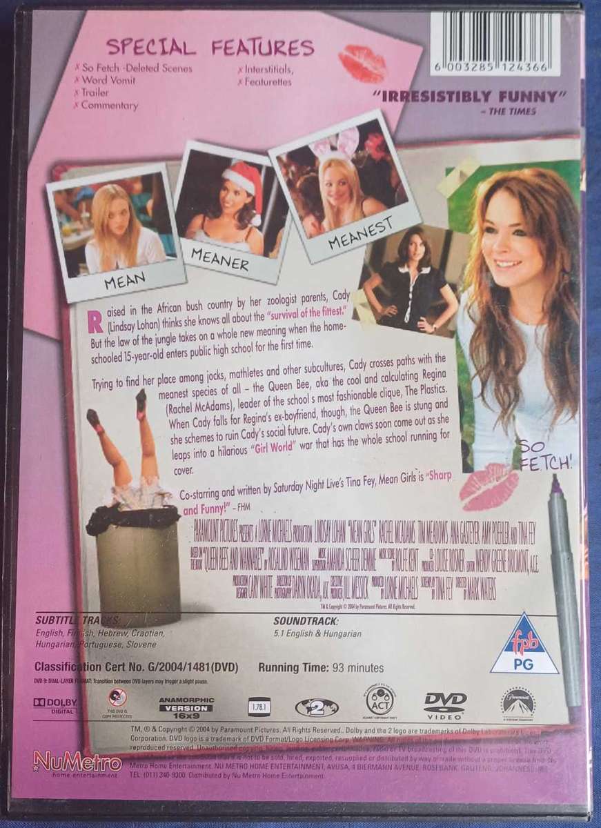 Mean girls dvd