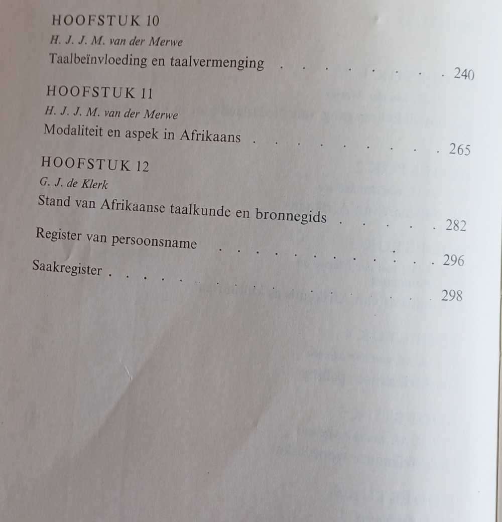 Afrikaans sy aard en ontwikkeling