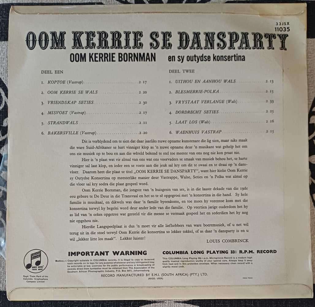 Oom Kerrie se dansparty LP