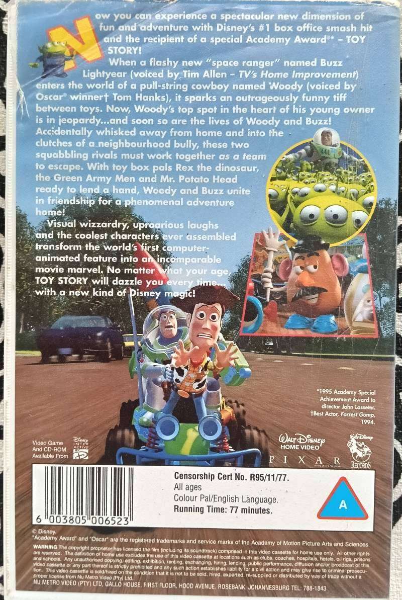 Toy story vhs
