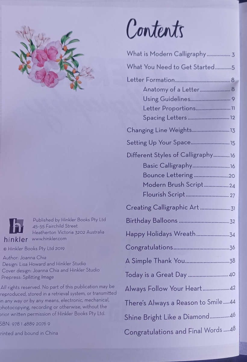 Brush-marker lettering & calligraphy