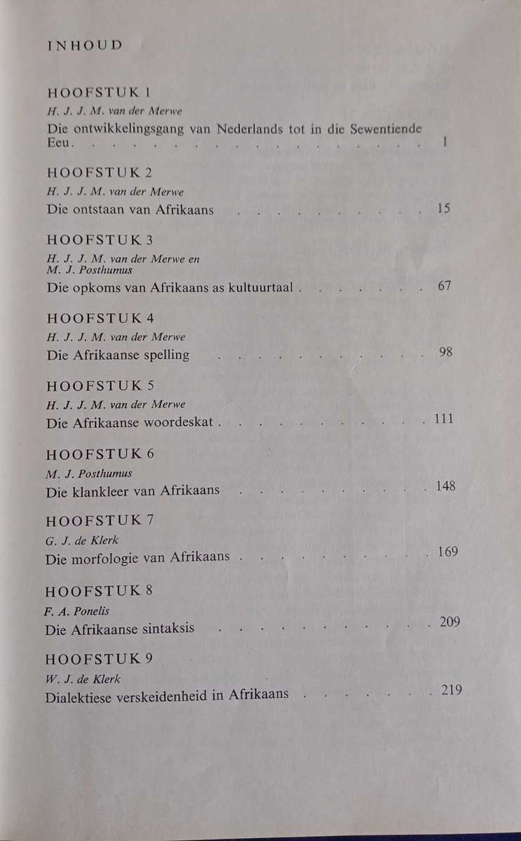 Afrikaans sy aard en ontwikkeling