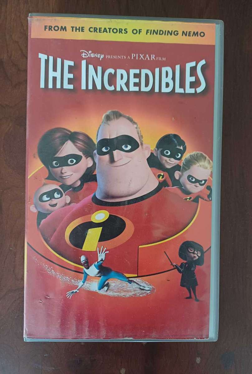 The incredibles vhs