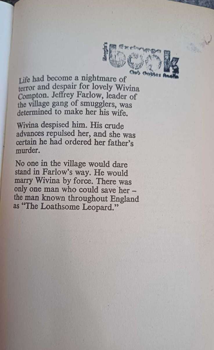 Love and the loathsome leopard by Barbara Cartland