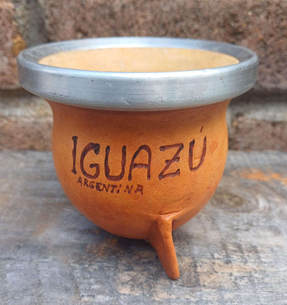 Iguazu Argentina yerba mate gourd cup
