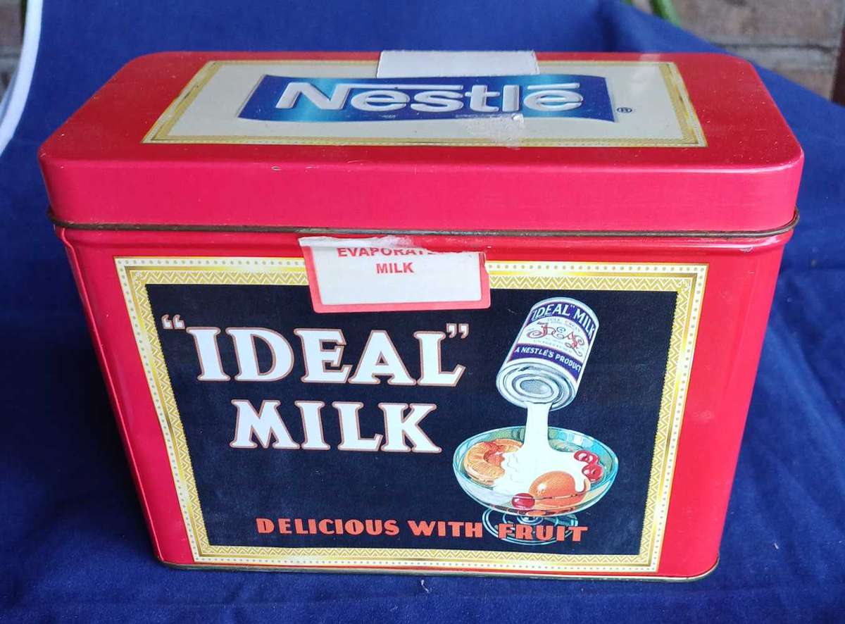 Nestle ideal milk tin