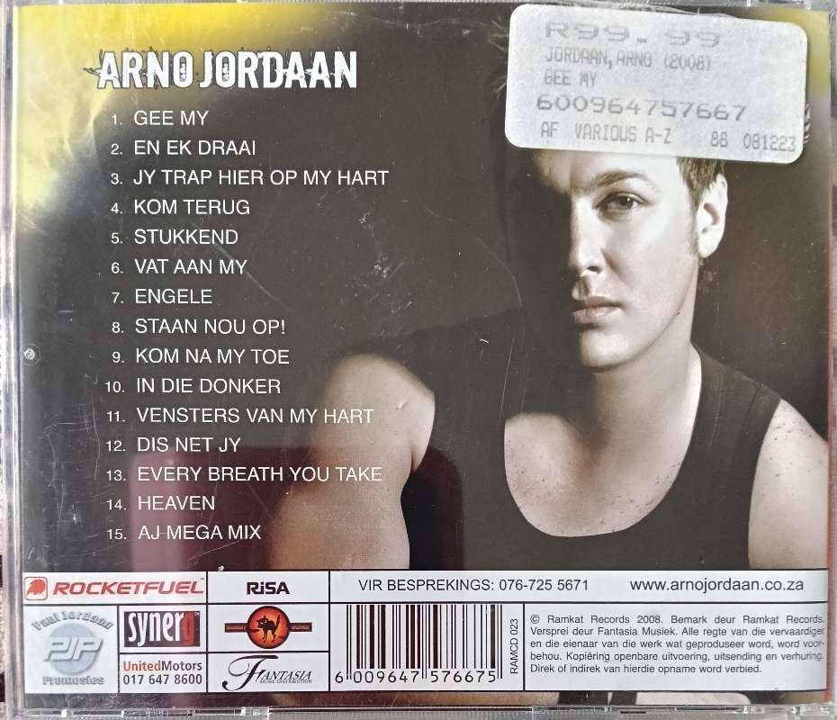 Arno Jordaan - Gee my cd