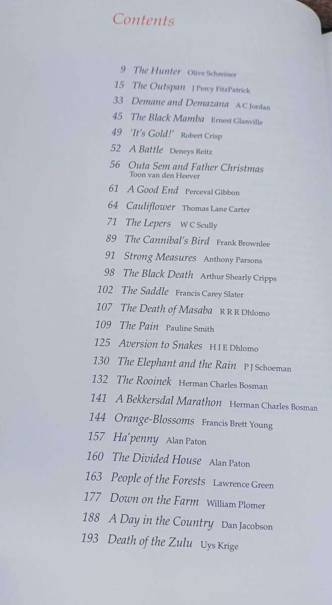 The best of South African short stories