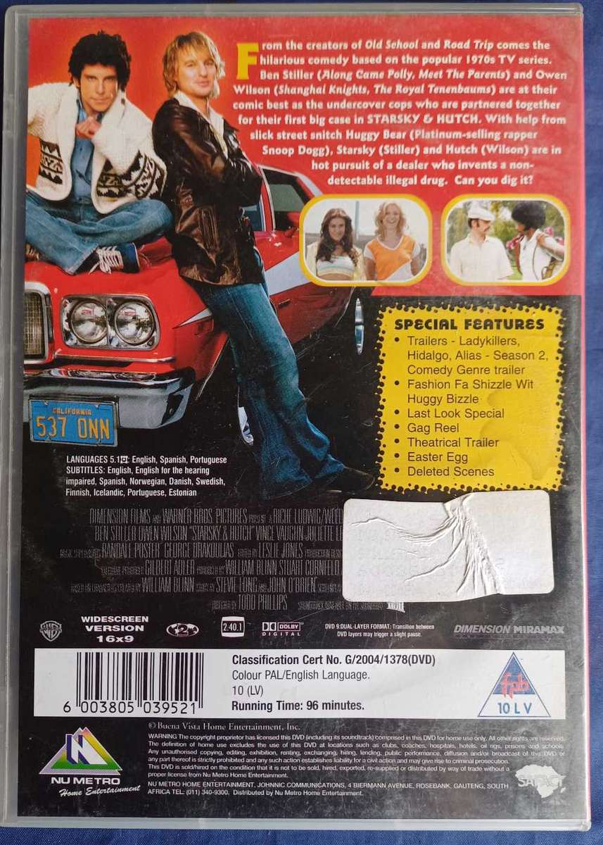 Starsky & Hutch dvd
