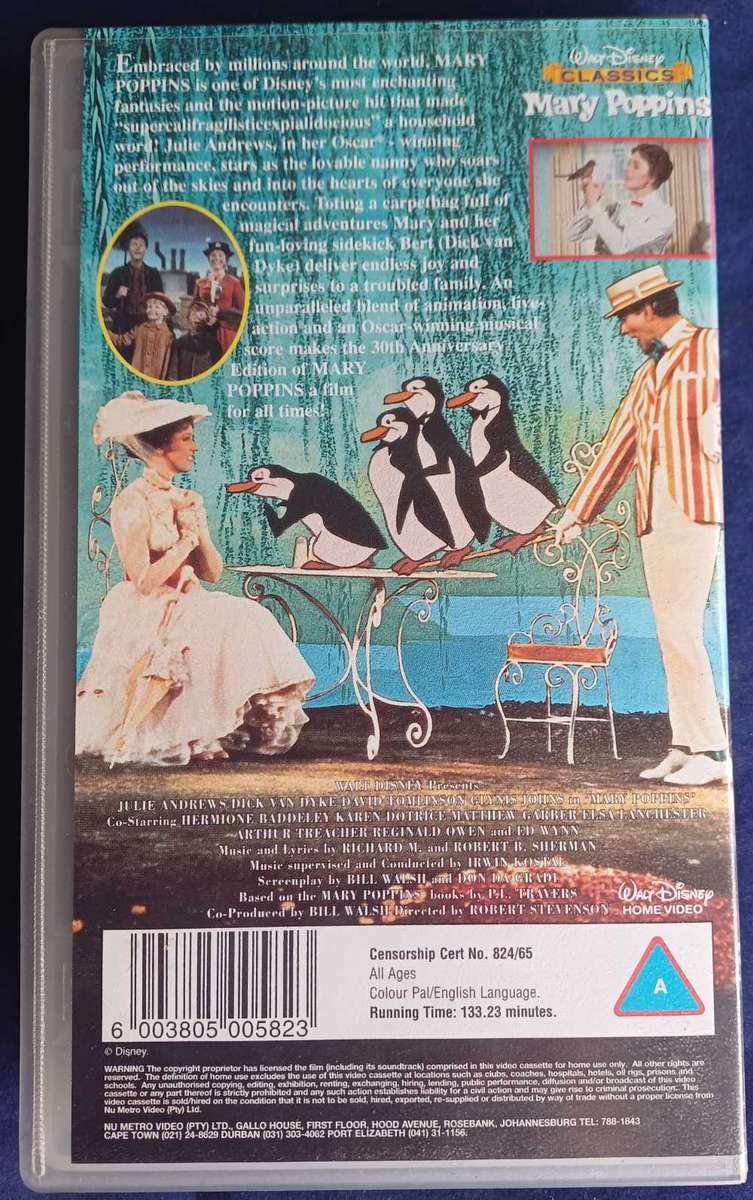 Mary Poppins vhs