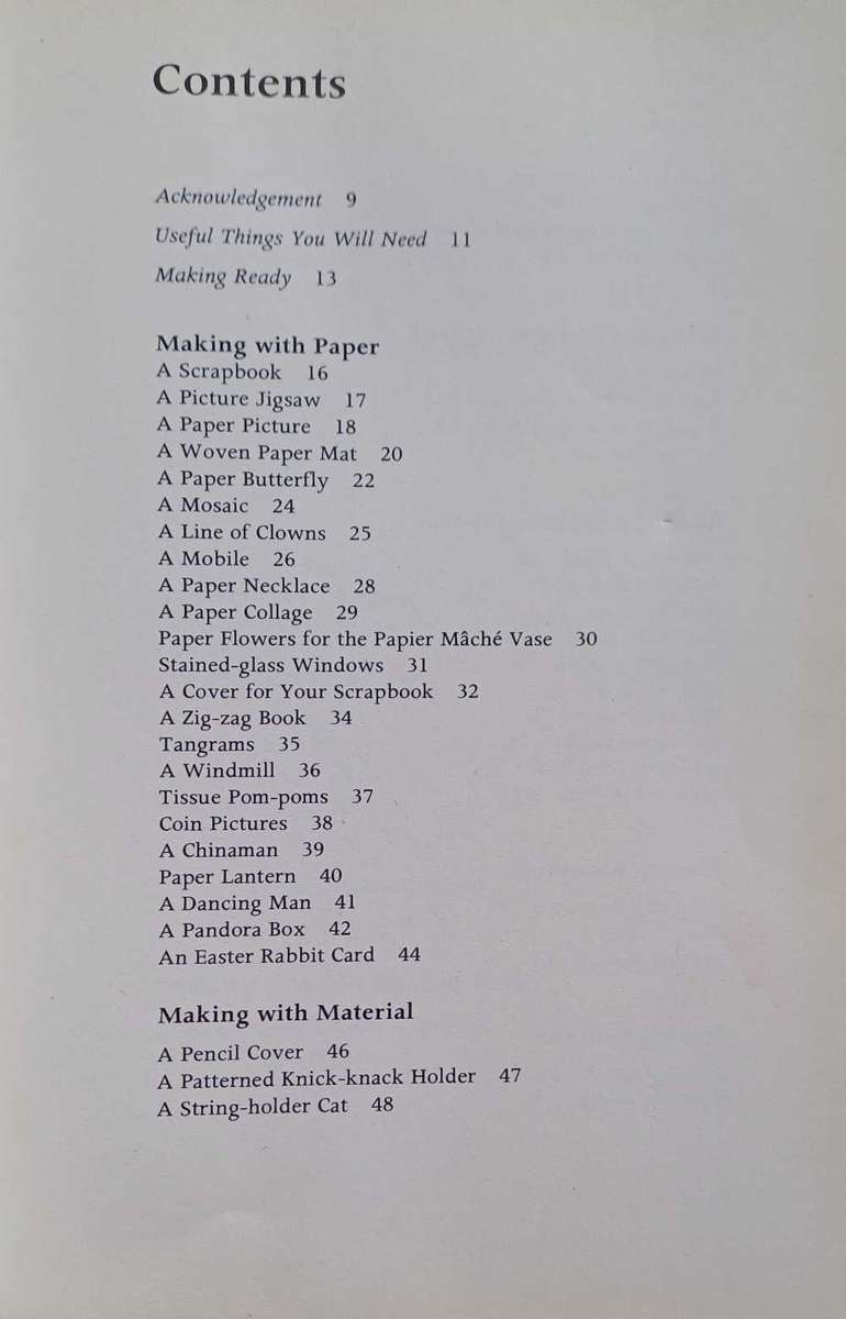 Something to make by Felicia Law