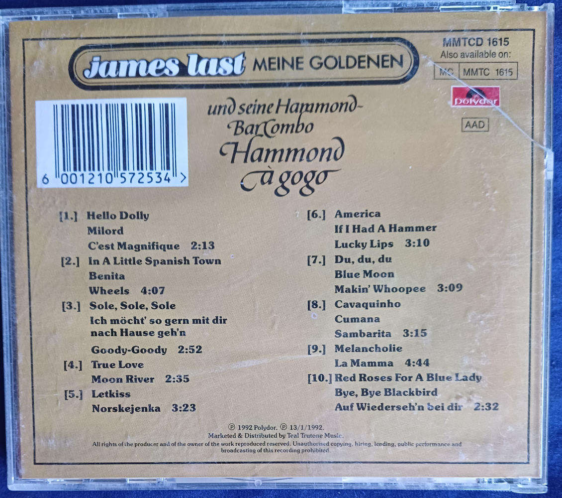James Last - Hammond a gogo cd