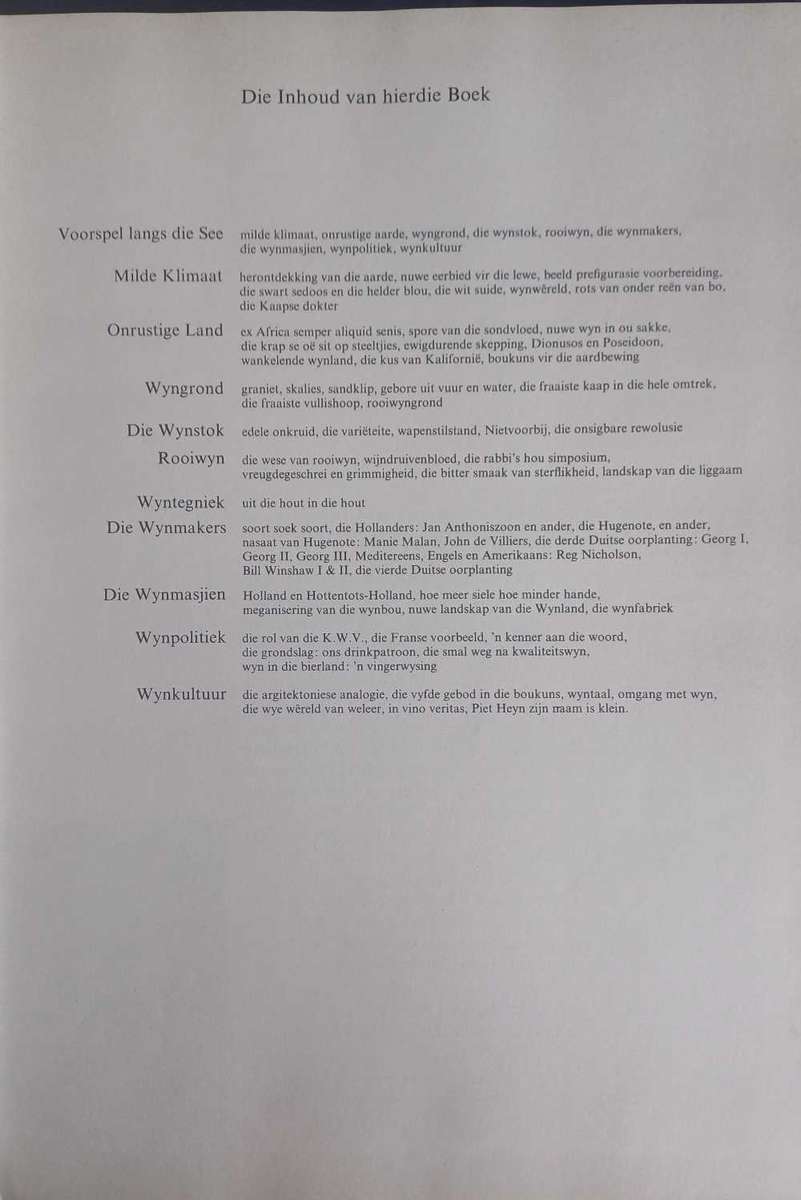 Rooiwyn in Suid-Afrika