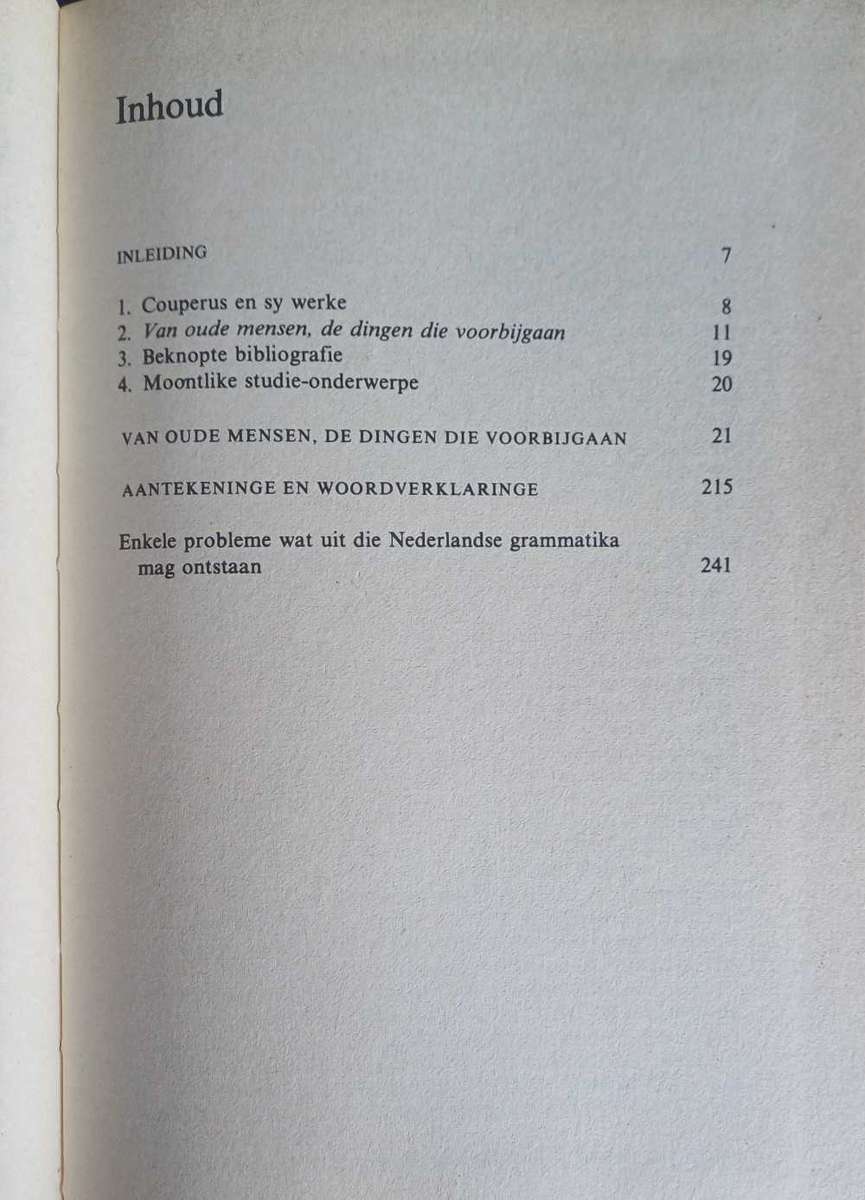 Van oude mensen, de dingen die voorbijgaan deur Louis Couperus