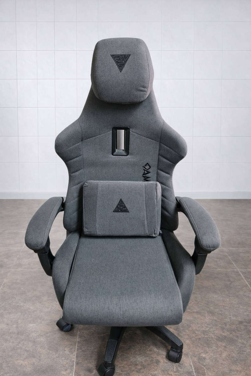 Gamdias Zeus Fabric Gaming Chair  Excellent Condition  Grey